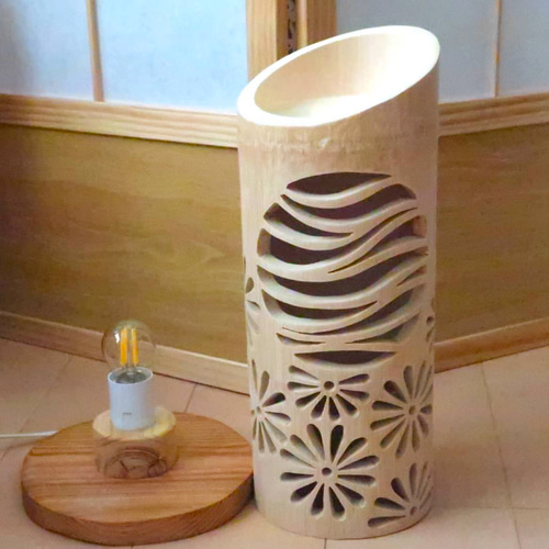 竹灯り・竹あかり・竹灯籠・竹灯篭・竹ランプ   ～～ ★華があらわす輝き★～～ 竹灯り・竹あかり・竹灯籠・竹灯篭・竹ランプ ～～ 癒しの灯り