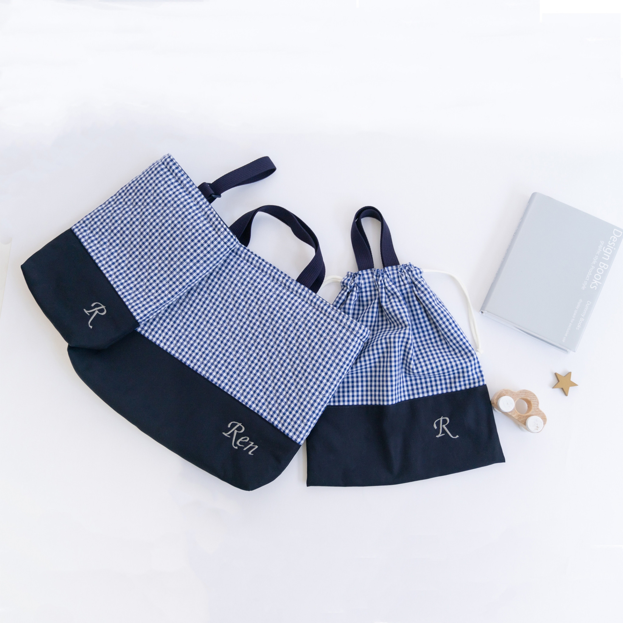 [特集掲載]ギンガムチェック入園入学3点セット