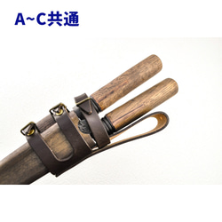 晶之作 土佐鍛『山人ver.3』三丁差セット(A~C型) 『選べる剣鉈』＋『渓流刀』＋『小刀』 15枚目の画像