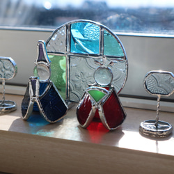 ステンドグラス・小さなお雛様(受注制作) ひな人形・雛飾り kiku 通販