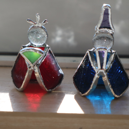 ステンドグラス・小さなお雛様(受注制作) ひな人形・雛飾り kiku 通販