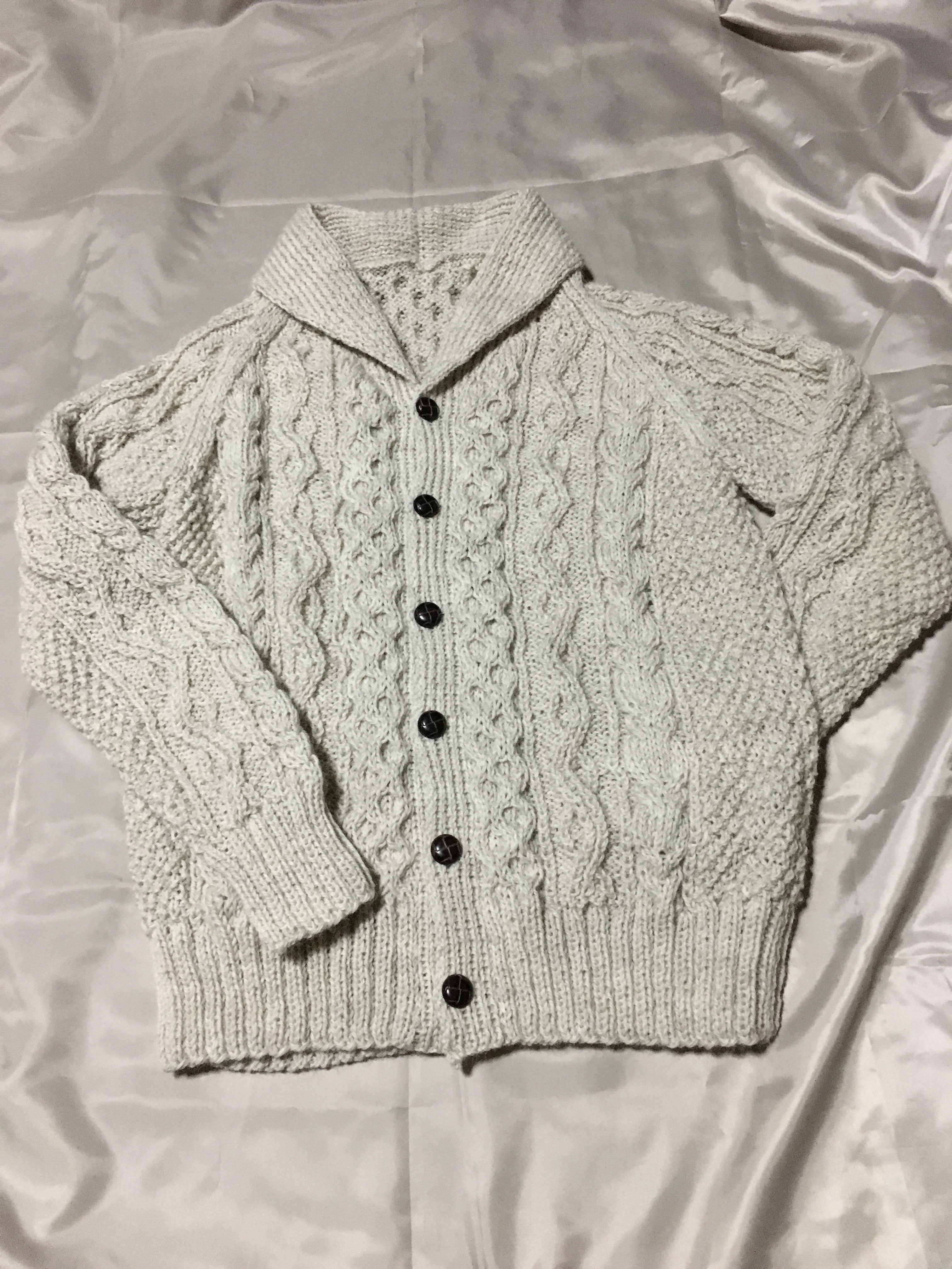 ［受注生産]アランジャケット　オフホワイト