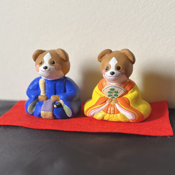 ワンちゃんのお雛様飾り 犬（イヌ） ひな人形・雛飾り のおすすめ人気通販｜Creema(クリーマ