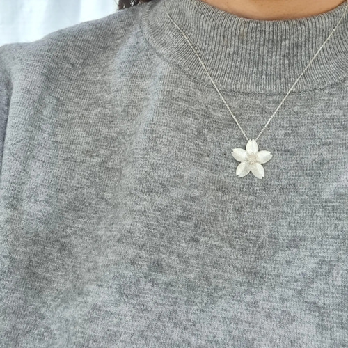 シルバー リング ペンダントトップ 桜 螺鈿　セット シルバー リング ペンダントトップ 桜 螺鈿 セット シルバー