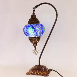 Mosaic Lamp Small MOON LIGHT BLUE *Free shipping 第3張的照片