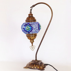 Mosaic Lamp Small MOON LIGHT BLUE *Free shipping 第4張的照片