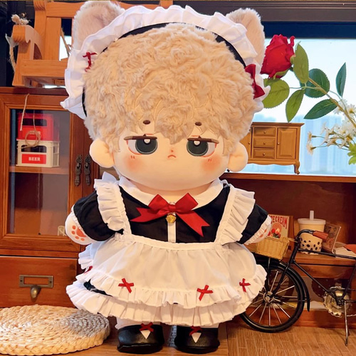 20/40cmぬいぐるみ服 着せ替えぬいぐるみ ベルメイドセット 鈴