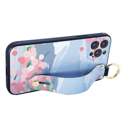 満開の桜と富士山 miru01-960 iPhone android ほぼ全機種対応 ベルト付きTPUケース 3枚目の画像