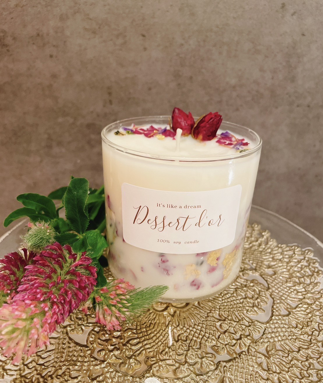 数量限定キャンドル　Bellerose