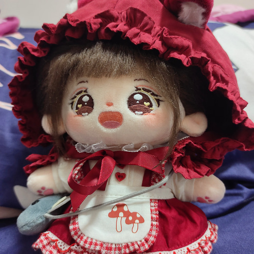 20cmぬいぐるみ服 着せ替えぬいぐるみ オオズキンセット 耳付き 20cmぬいぐるみ服 着せ替えぬいぐるみ オオズキンセット 耳付き