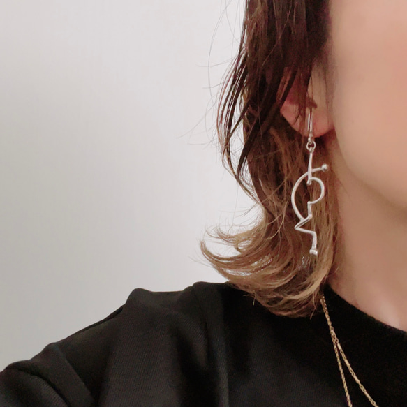 【Silver925】Cosmic art ear cuff 7枚目の画像