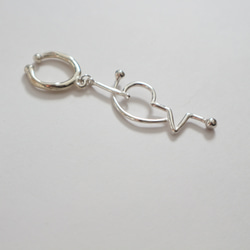 【Silver925】Cosmic art ear cuff 5枚目の画像