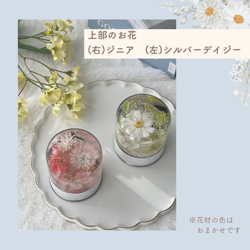 受注制作】光るハーバリウム Glowing Flower 通常タイプ ハー