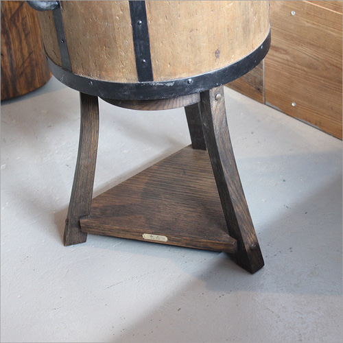 一斗桝 サイドテーブル 丸テーブル オブジェ 木製 無垢材 古材