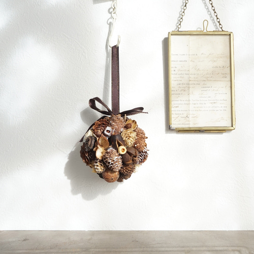 木の実のボールリース リース atelier-plantsplanet 通販 15292912