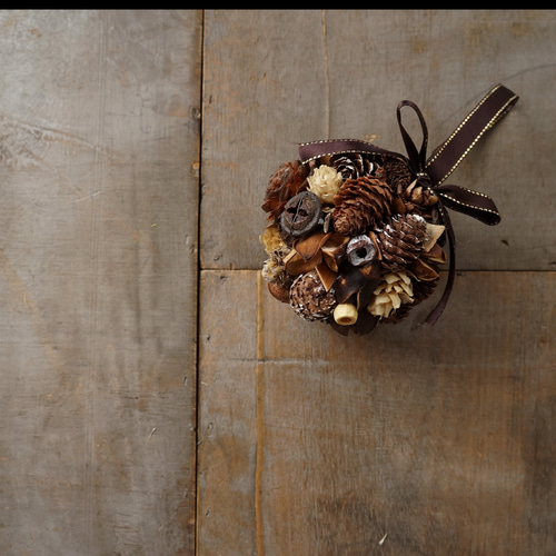 木の実のボールリース リース atelier-plantsplanet 通販 15292912