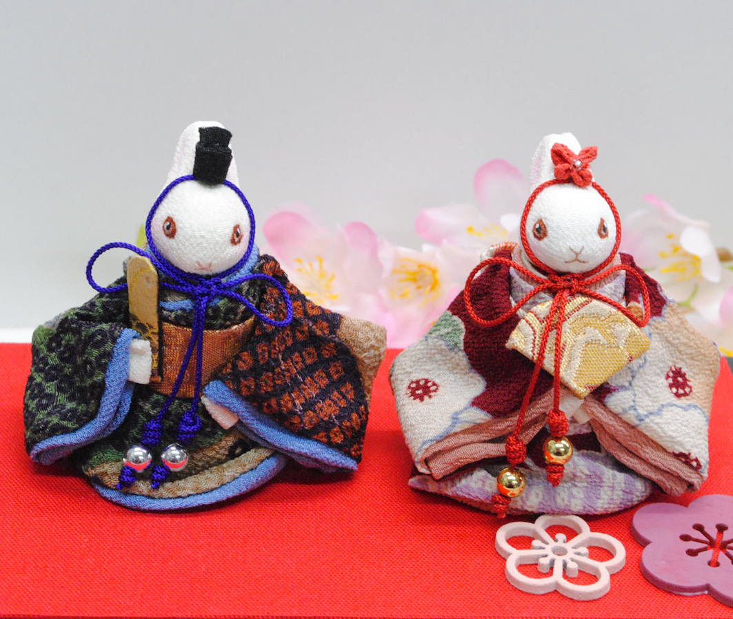 専用 うさぎさんの雛人形 ⚮̈﻿ ハンドメイド ミナペルホネン