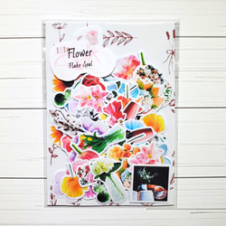 フレークシール フラワー flower 4枚目の画像