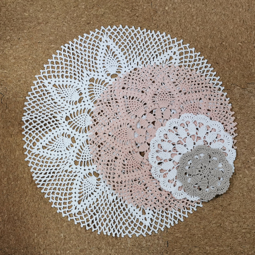 レースあみガーデン フラワーガーデンマンダラブランケット Pattern