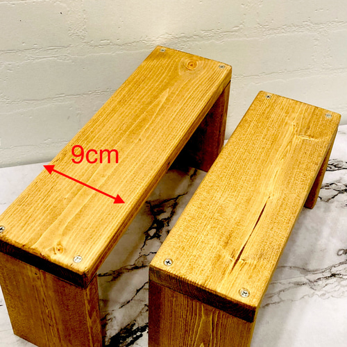 コの字ラック 調味料ラック モニター台 卓上収納 棚 天然木 ワトコ