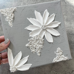 現代アート お花 モダン テクスチャーアート 絵画 原画 絵画
