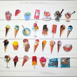 フレークシール アイスクリーム ice cream 2枚目の画像