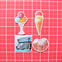 フレークシール アイスクリーム ice cream 3枚目の画像