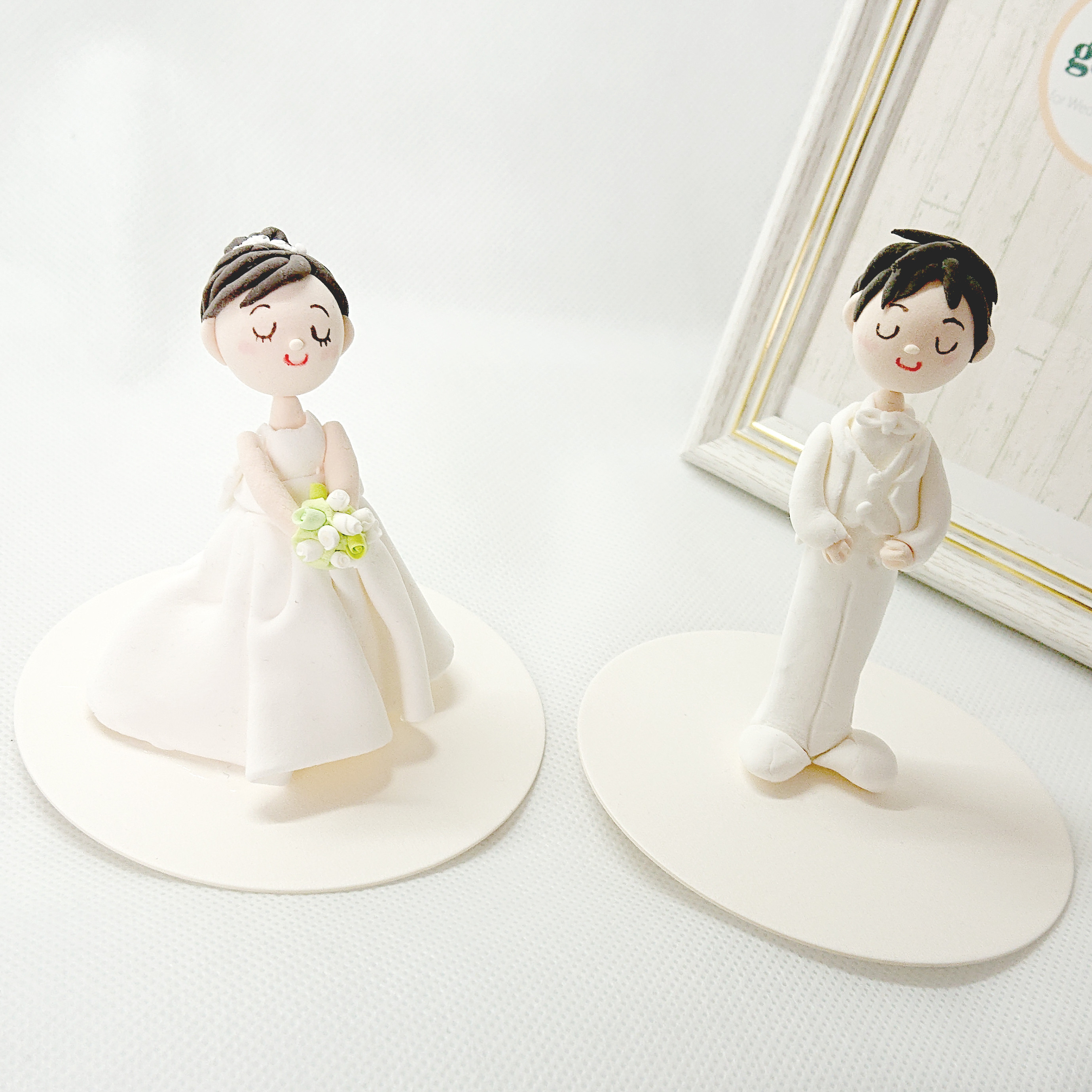 花嫁花婿陶器人形　老夫婦　ウエディングボード飾り 花嫁花婿陶器人形 老夫婦 ウエディングボード飾り ウェルカムボード