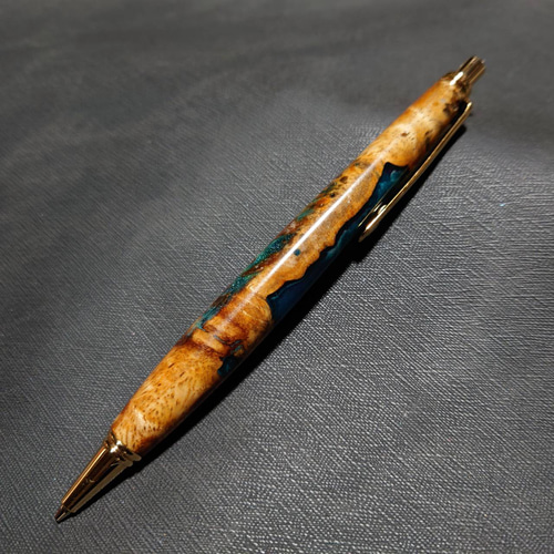 花梨瘤 ウッドレジンシャープペンシル【送料・ギフトボックス無料