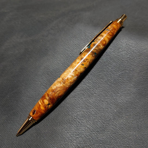 花梨瘤 ウッドレジンシャープペンシル【送料・ギフトボックス無料