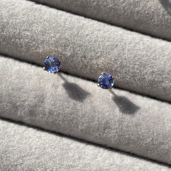 twilight ... tanzanite  pierce・earring 8枚目の画像