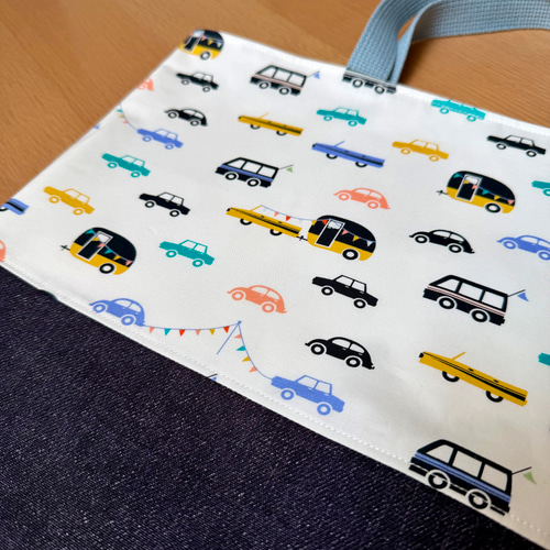 車 入園6点セット 保育園セット バッグ 巾着 お弁当袋 コップ袋 上履き