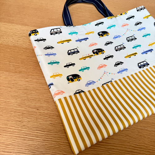 車 入園6点セット 保育園セット バッグ 巾着 お弁当袋 コップ袋 上履き