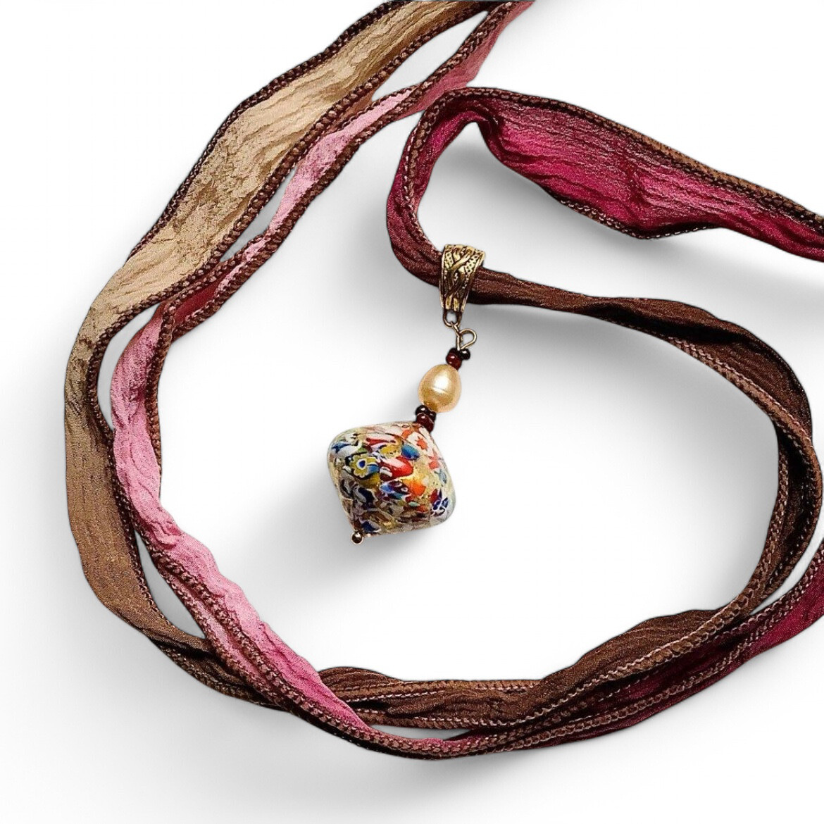 グレースフルクリムトネックレス