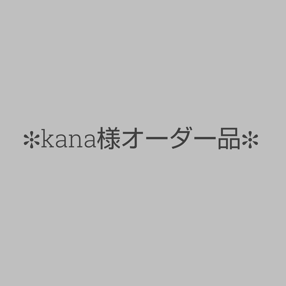 ✻kana様オーダー品✻ 1枚目の画像