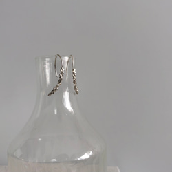 穂　ピアス -フックタイプ〈Silver〉 1枚目の画像