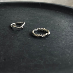 穂リング　銀-Silver ring 3枚目の画像