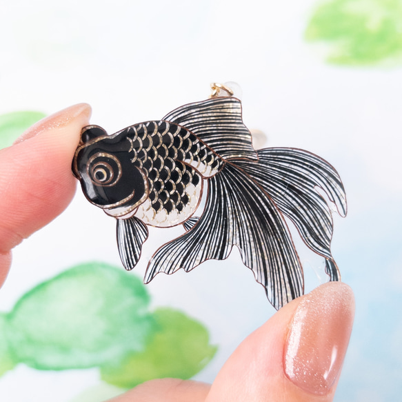 金魚(出目金)＊かんざし 6枚目の画像