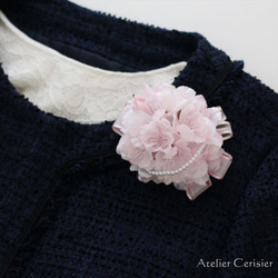 桜・さくら・サクラ パール付 2WAY コサージュ#65【入学式 卒業式 セレモニーコーデ】 6枚目の画像
