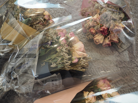 ドライフラワー　ミニ花束　プレゼント　薔薇 7枚目の画像