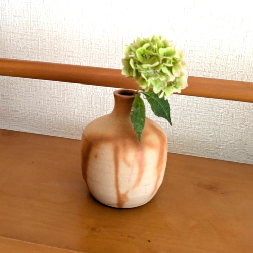 備前焼　水差し　花瓶　花器　蓋なし 備前焼 花器(透かし)【のし付き】 | 岡山県備前市 | ふるさと