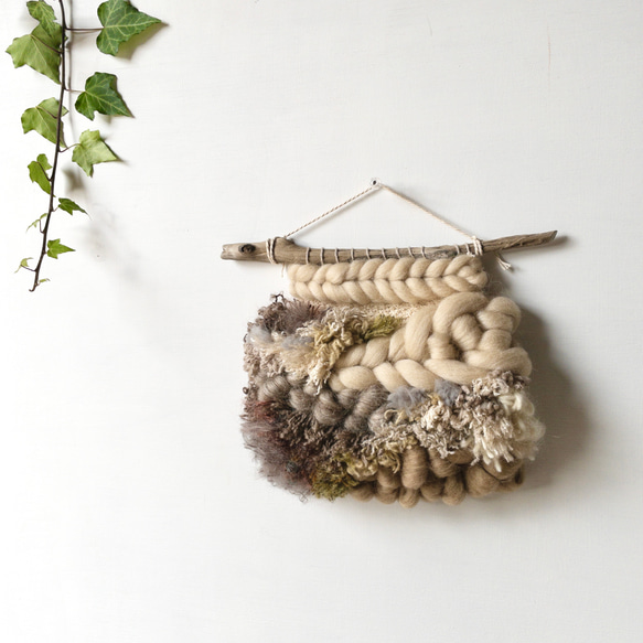 [獨一無二的物品]浮木編織掛毯“柔軟而肥沃的土壤。 』 第5張的照片