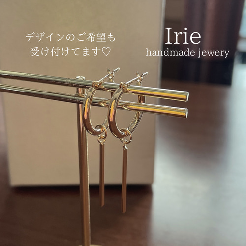 18金フープピアス 購入前にコメントお願いします♡ ピアス（フープ  