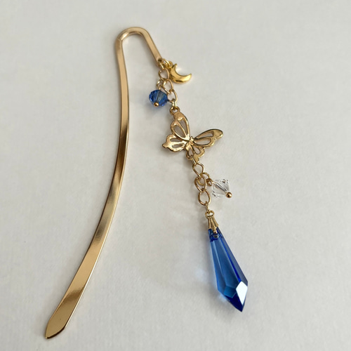 月夜と蝶のブックマーカー 栞 しおり・ブックマーク あさくら屋