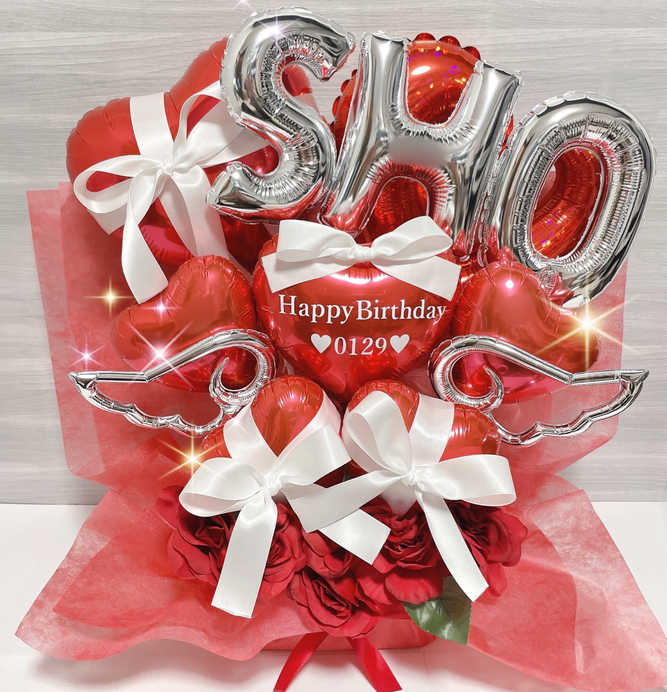 バルーンギフト バルーンアレンジ 結婚祝い 誕生日 生誕祭 推し 開店  