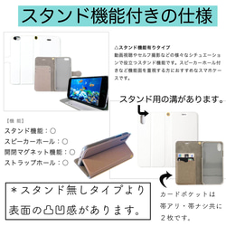 花柄１イエロー　手帳型スマホケース　iPhone 6枚目の画像