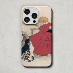 スマホケース / アレクサンドル スタンラン「ヴァンジャンヌ の 殺菌 牛乳」 iPhone 全機種対応 ポップ 女の子 2枚目の画像