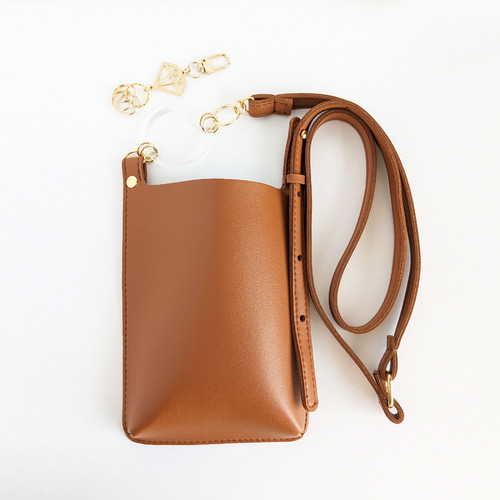 【極美品】エルメス アメリー ポシェット サコッシュ ショルダーバッグ　ブラウン エルメスHermes' アメリー ポシェット サコッシュ ショルダー