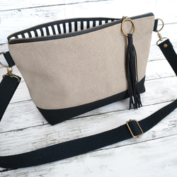 帆布 ショルダーバッグ 5枚目の画像