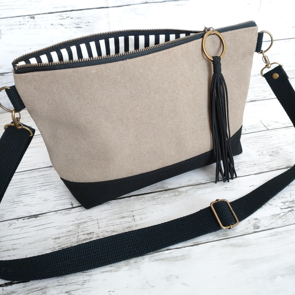 帆布 ショルダーバッグ 5枚目の画像